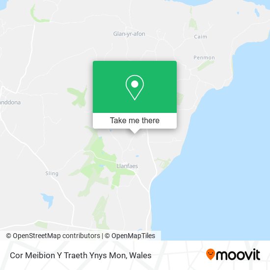 Cor Meibion Y Traeth Ynys Mon map