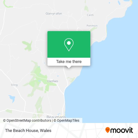The Beach House map