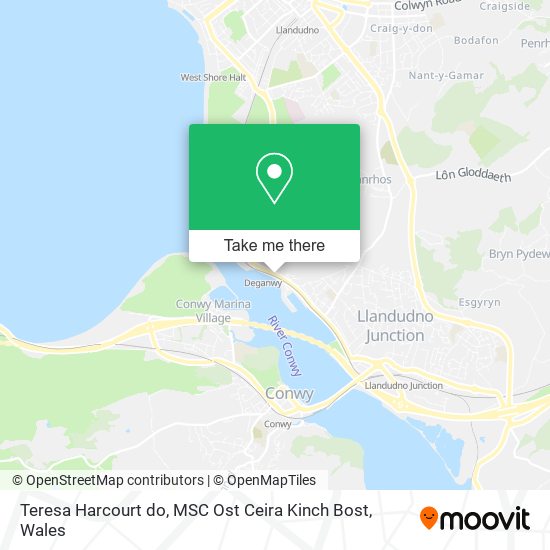 Teresa Harcourt do, MSC Ost Ceira Kinch Bost map