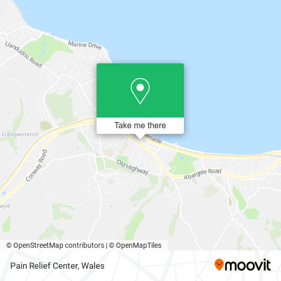 Pain Relief Center map