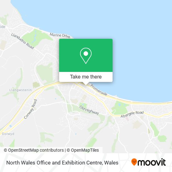 North Wales Office and Exhibition Centre map