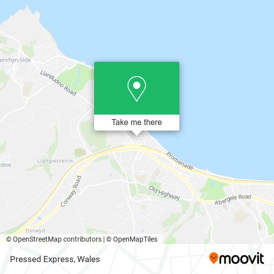 Pressed Express map