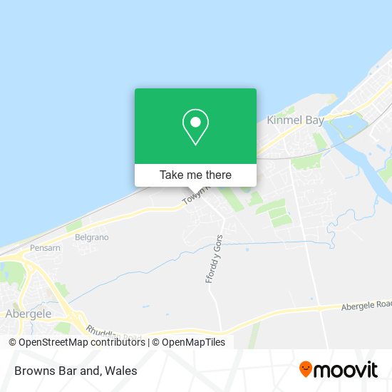 Browns Bar and map