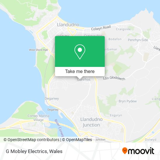 G Mobley Electrics map