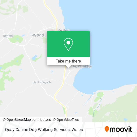 Quay Canine Dog Walking Services map
