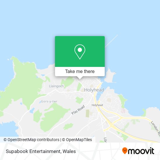 Supabook Entertainment map