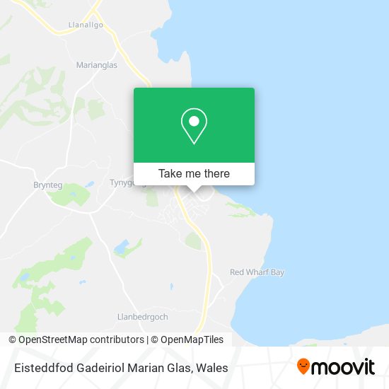 Eisteddfod Gadeiriol Marian Glas map