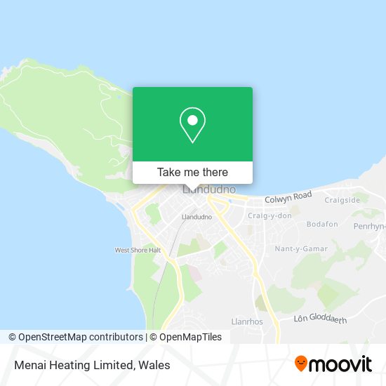 Menai Heating Limited map