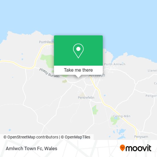 Amlwch Town Fc map