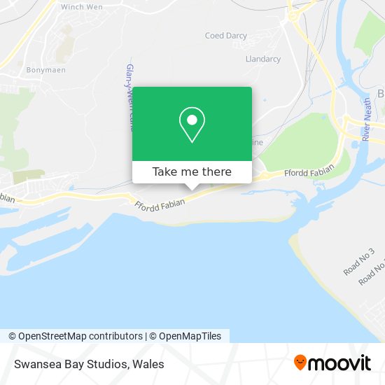 Swansea Bay Studios map