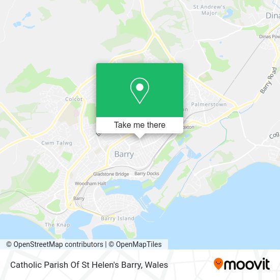 How to get to Catholic Parish Of St Helen's Barry in The Vale Of