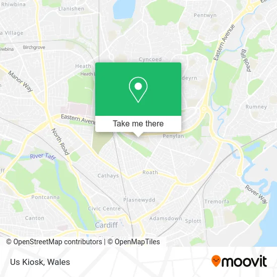 Us Kiosk map