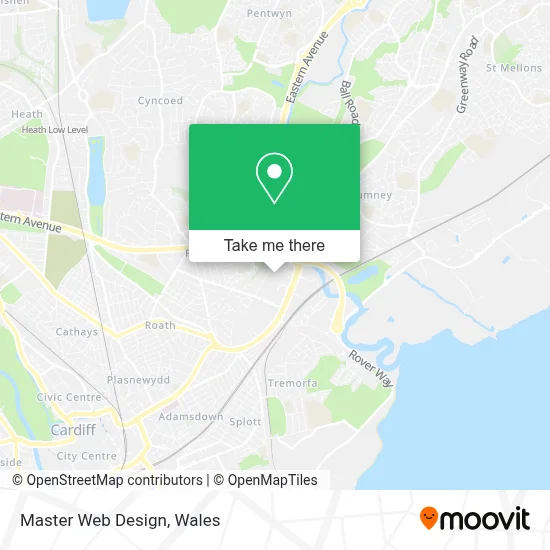 Master Web Design map