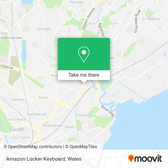 Amazon Locker-Keyboard map