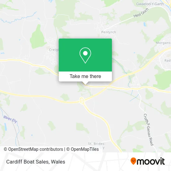 Cardiff Boat Sales map