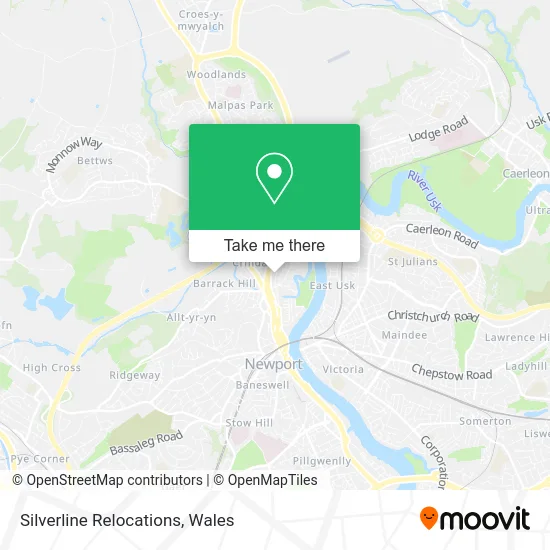 Silverline Relocations map