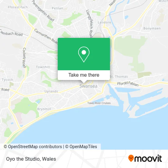Oyo the Studio map