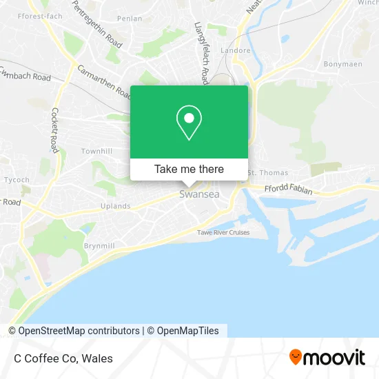 C Coffee Co map