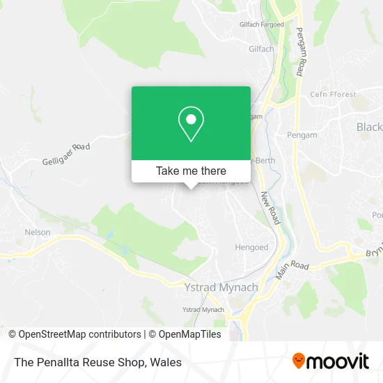 The Penallta Reuse Shop map