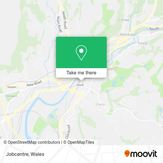 Jobcentre map