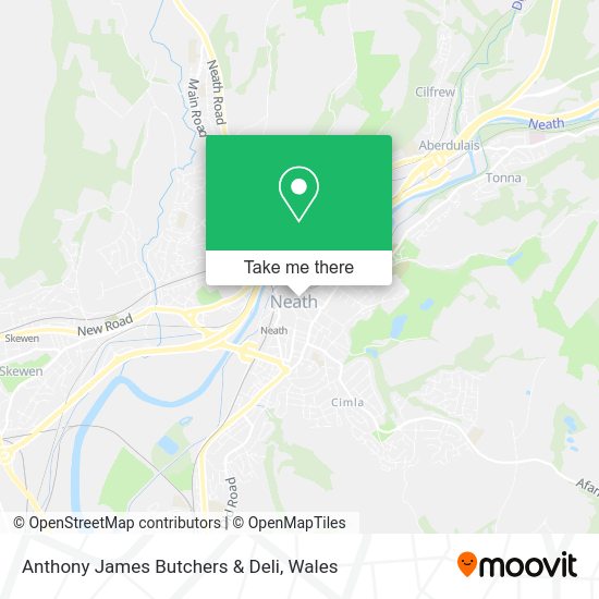 Anthony James Butchers & Deli map