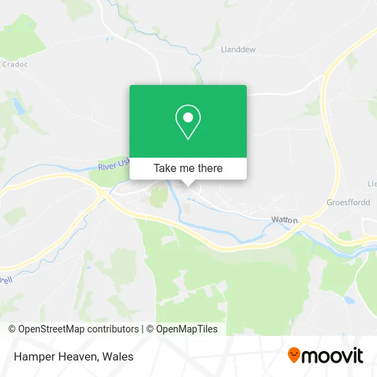 Hamper Heaven map