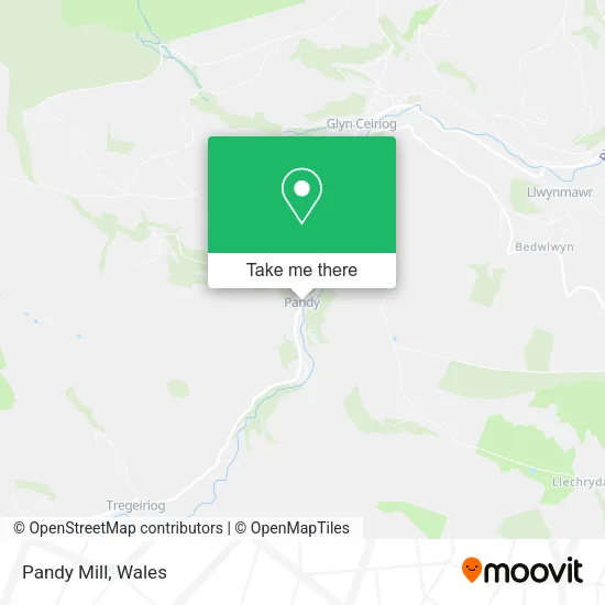 Pandy Mill map