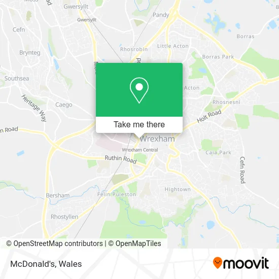 McDonald's map