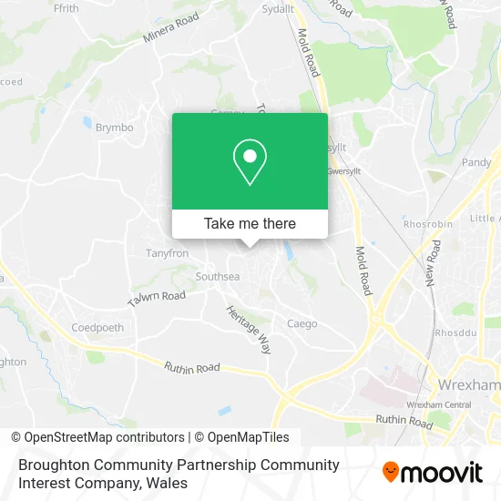 Broughton Community Partnership Community Interest Company map