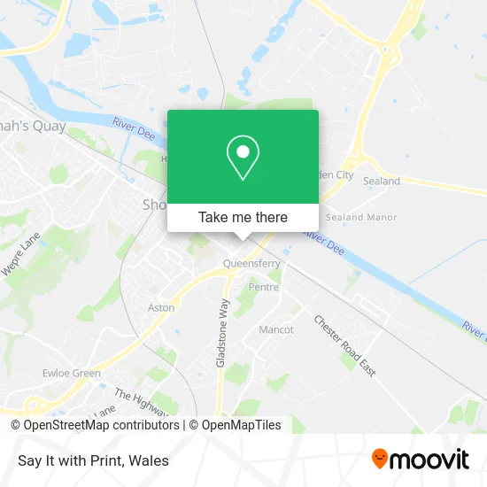Say It with Print map
