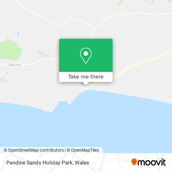Pendine Sands Holiday Park map