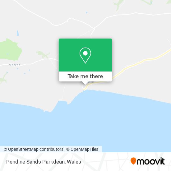 Pendine Sands Parkdean map
