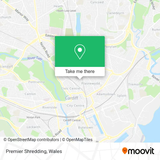 Premier Shredding map