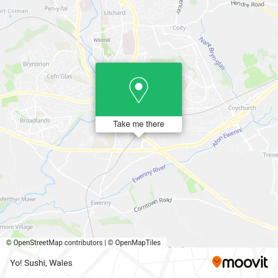 Yo! Sushi map