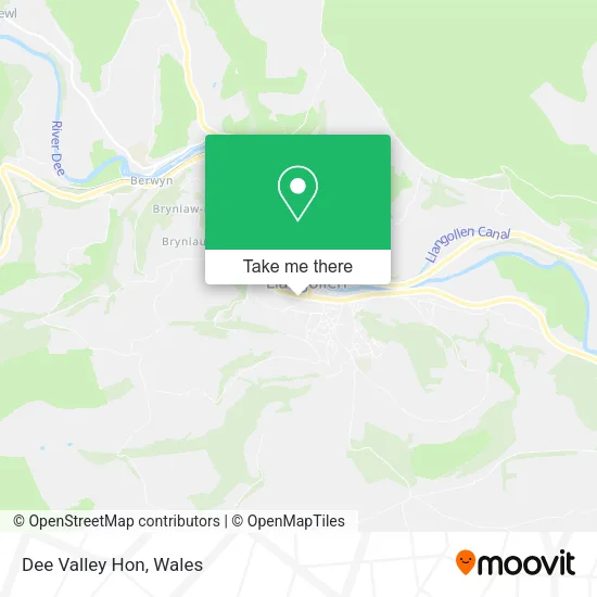 Dee Valley Hon map