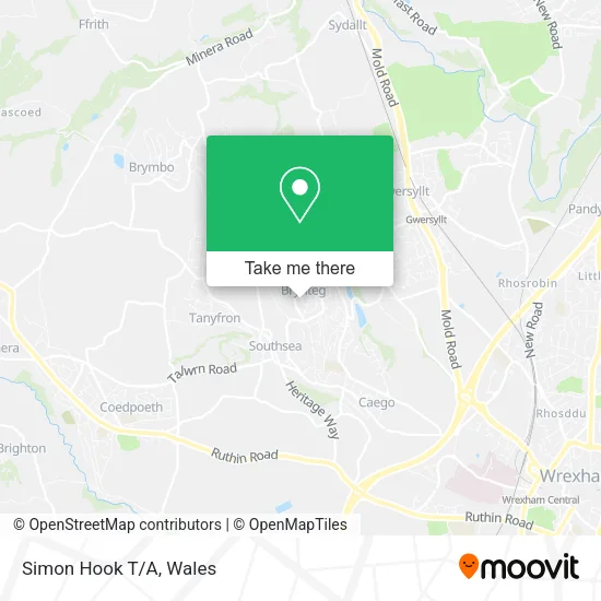 Simon Hook T/A map