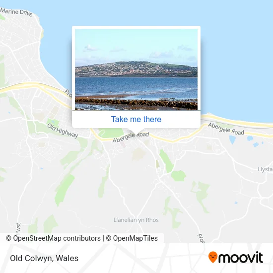 Old Colwyn map