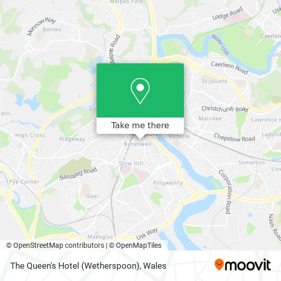 The Queen's Hotel (Wetherspoon) map