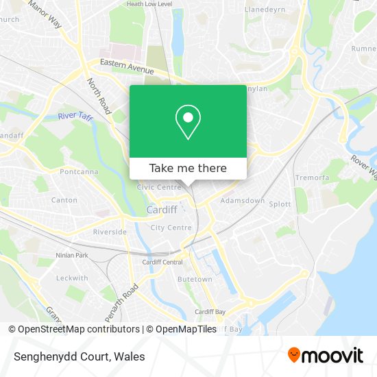 Senghenydd Court map