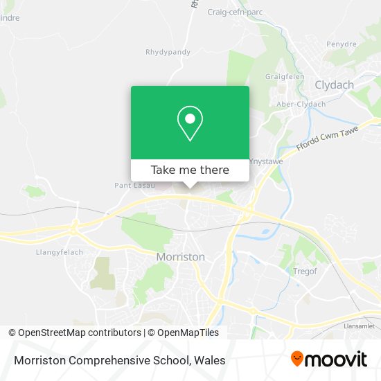 Morriston Comprehensive School map