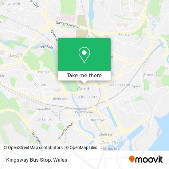 Kingsway Bus Stop map