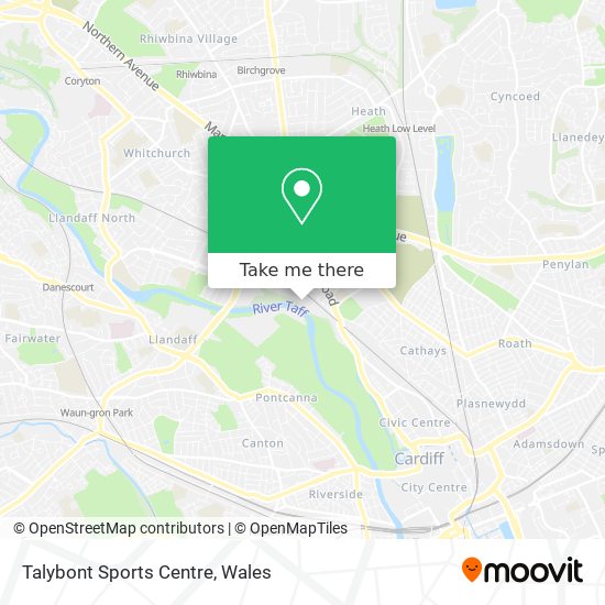 Talybont Sports Centre map