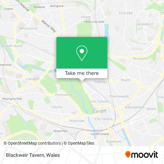 Blackweir Tavern map