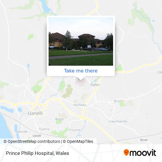 Prince Philip Hospital Map