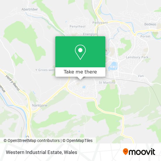 Western Industrial Estate map
