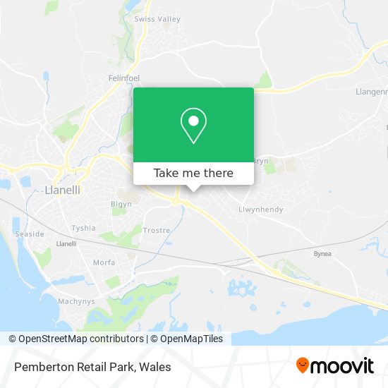 Pemberton Retail Park map