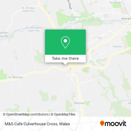 M&S Cafe Culverhouse Cross map