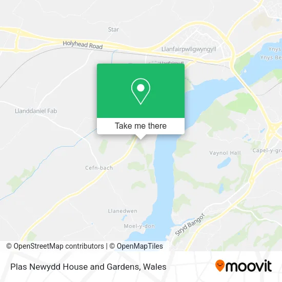 Plas Newydd House and Gardens map