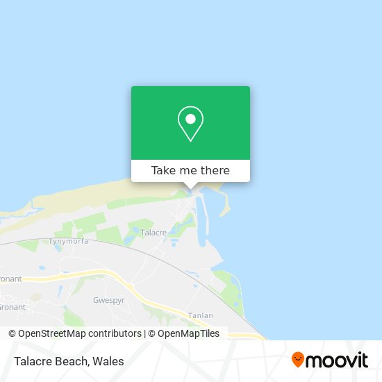 Talacre Beach map