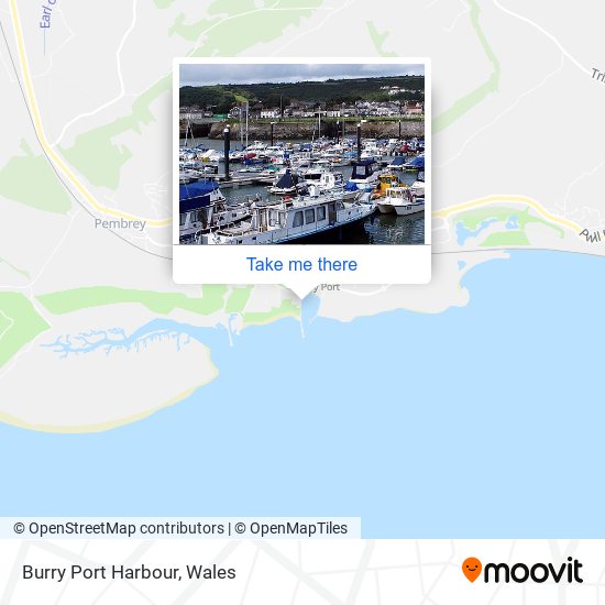 Burry Port Harbour map